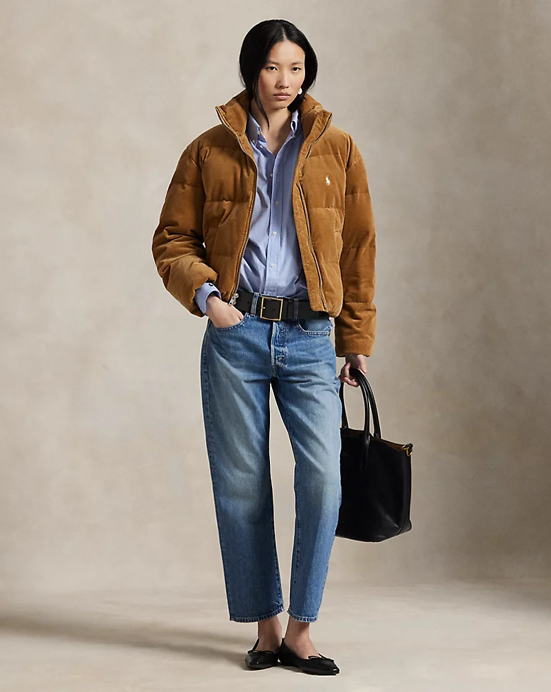 Polo Golf Ralph Lauren Corduroy Down Puffer Jacket