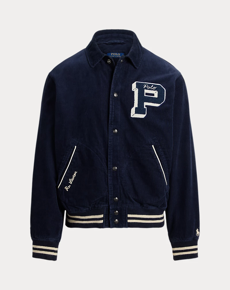 Polo Golf Ralph Lauren Corduroy Letter Jacket