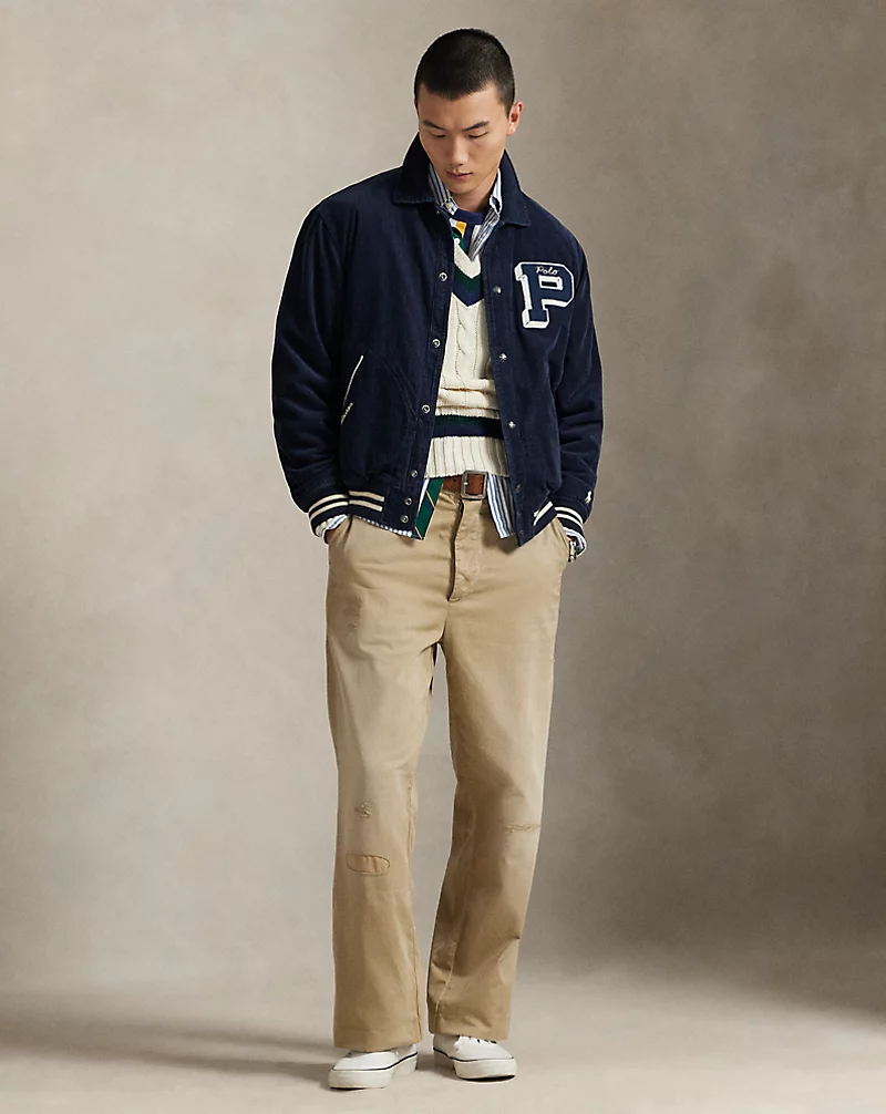 Polo Golf Ralph Lauren Corduroy Letter Jacket