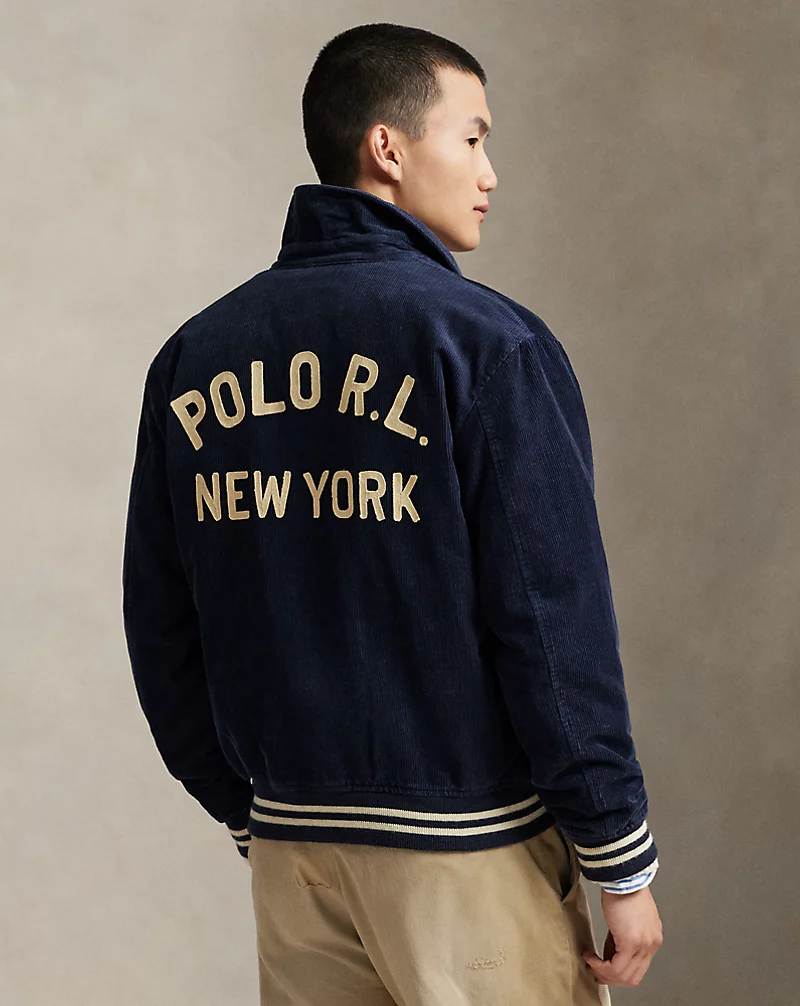 Polo Golf Ralph Lauren Corduroy Letter Jacket