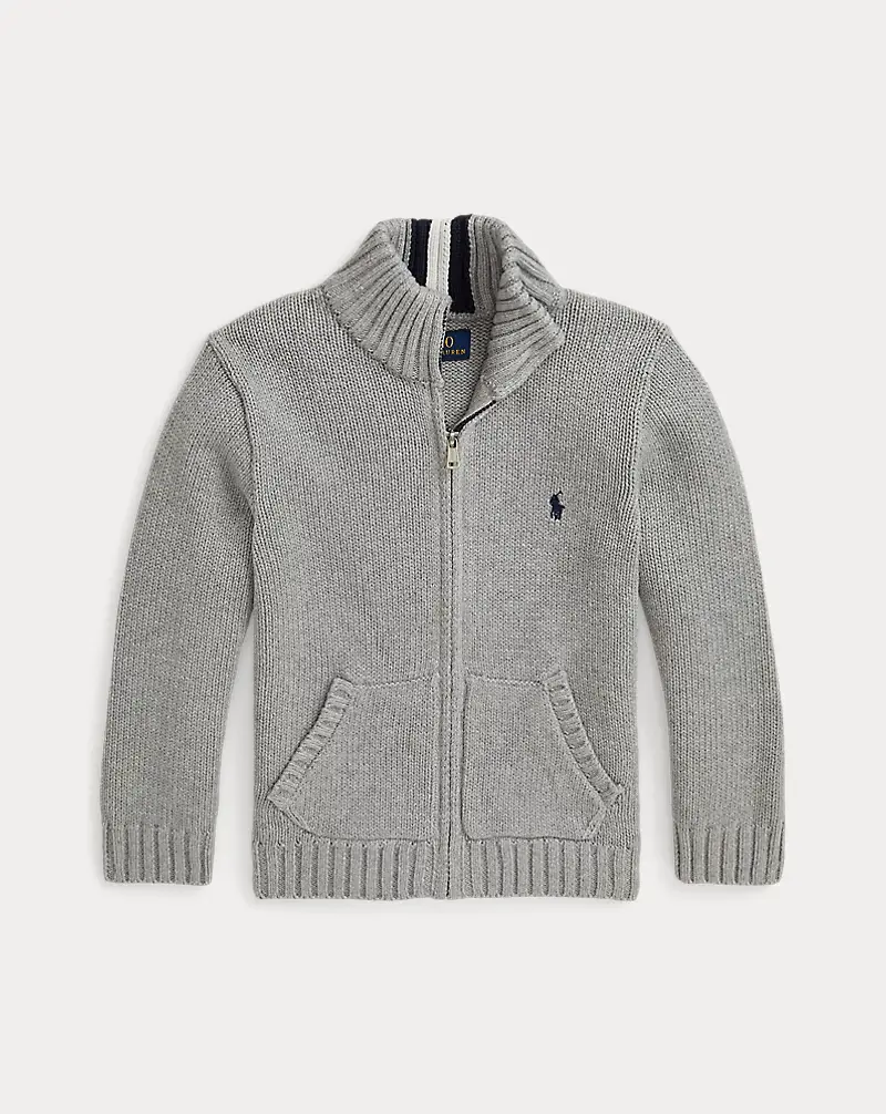 Polo Golf Ralph Lauren Cotton Full-Zip Sweater