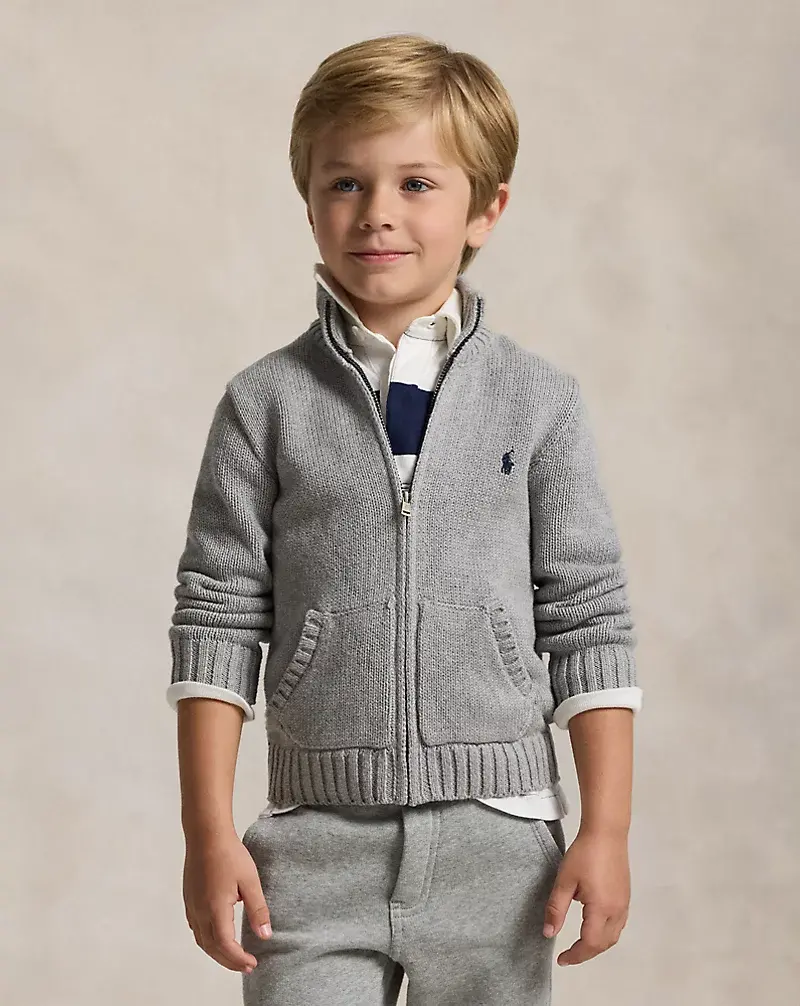 polo golf ralph lauren Cotton Full-Zip Sweater