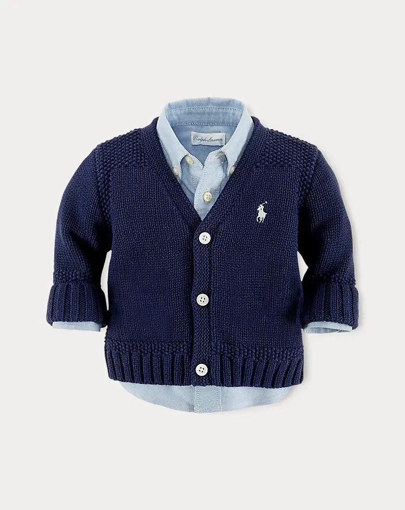 Polo Golf Ralph Lauren Cotton V-Neck Cardigan