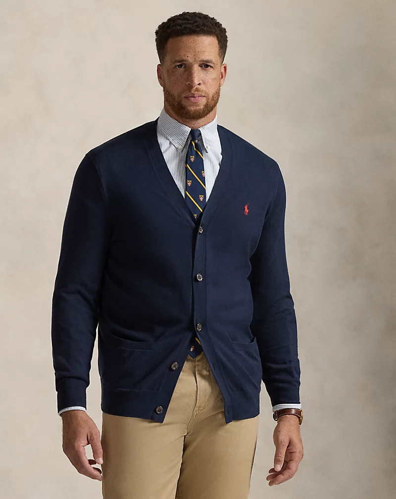 polo golf ralph lauren Cotton V-Neck Cardigan