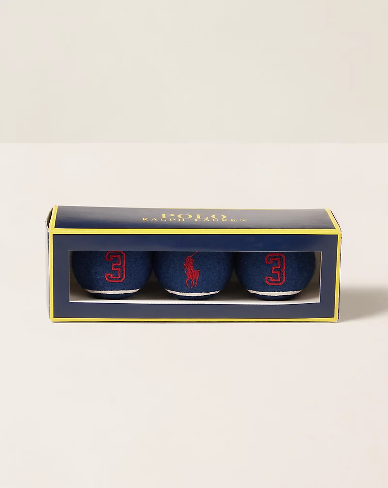 Polo Golf Ralph Lauren Dog Toy Tennis Ball 3-Pack