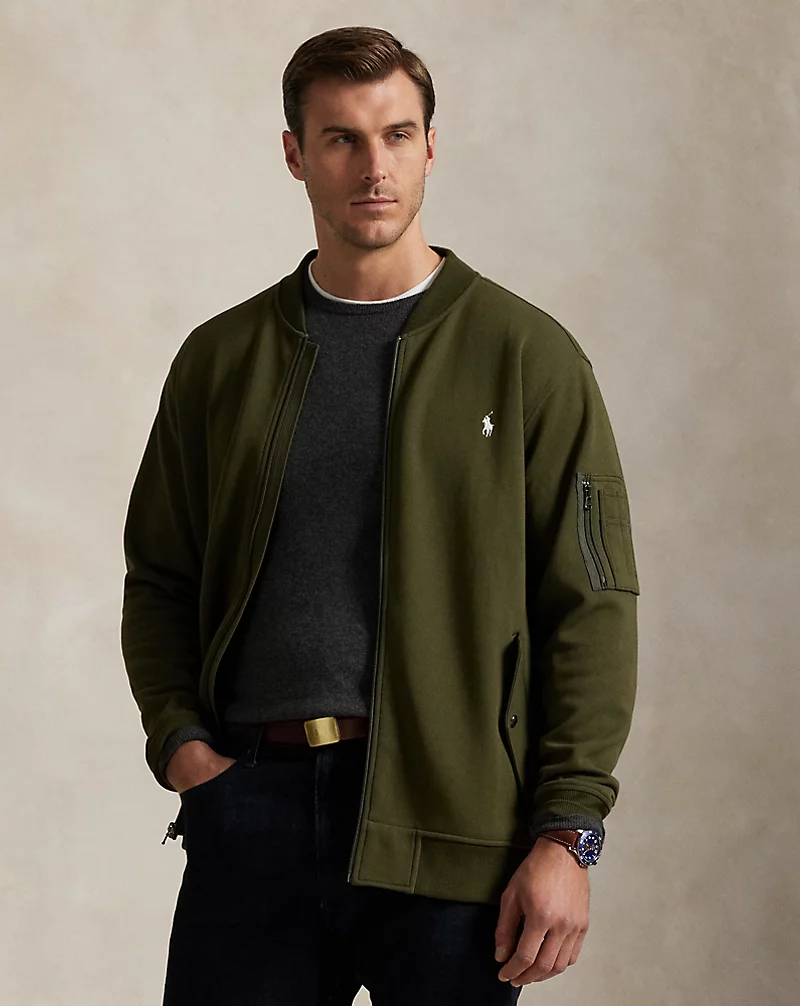 polo golf ralph lauren Double-Knit Flight Jacket