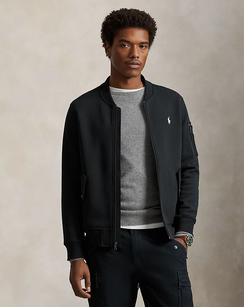 polo golf ralph lauren Double-Knit Flight Jacket