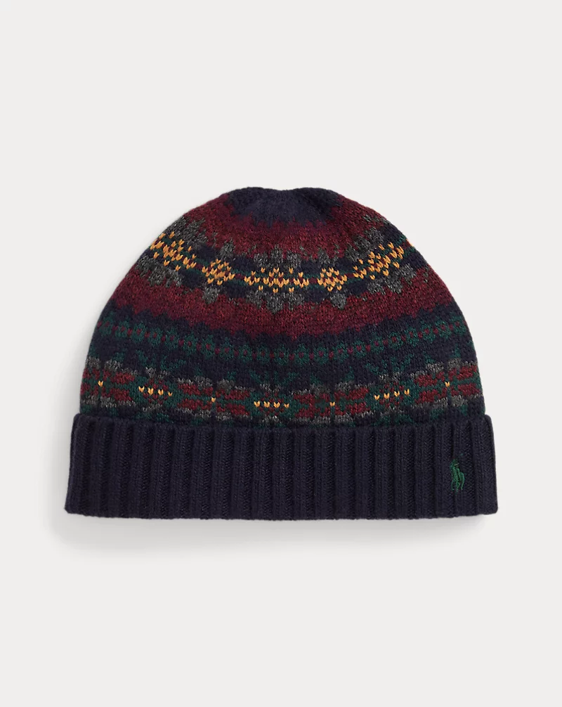 polo golf ralph lauren Fair Isle Wool-Blend Beanie