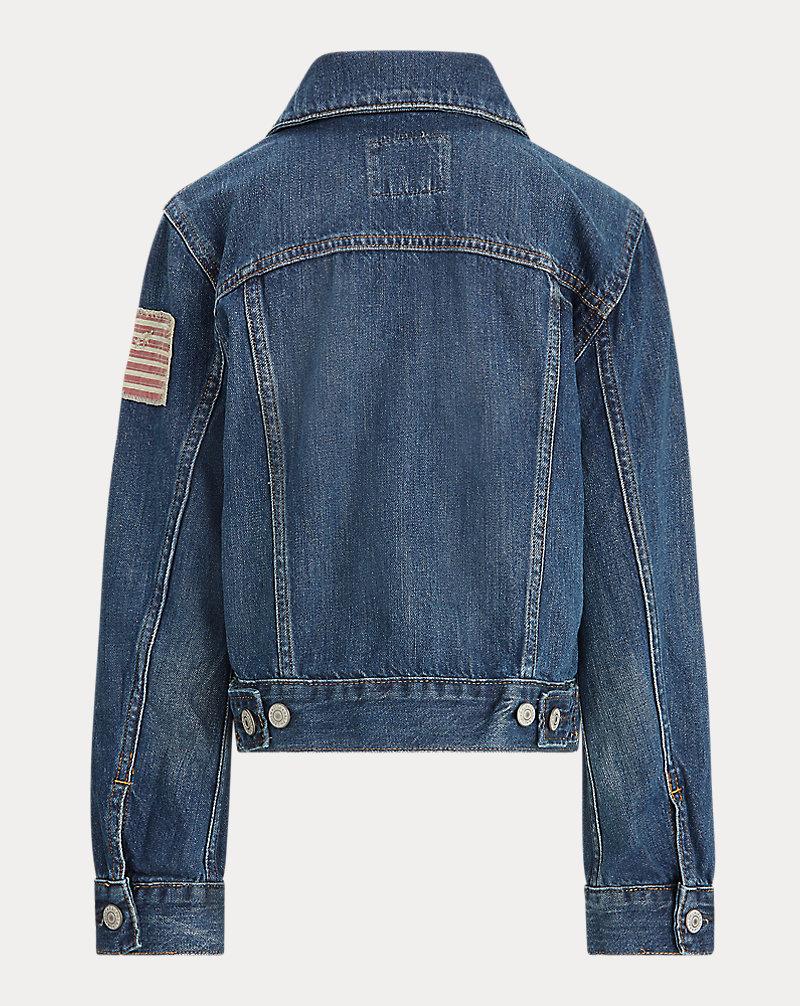 Polo Golf Ralph Lauren Flag Denim Trucker Jacket