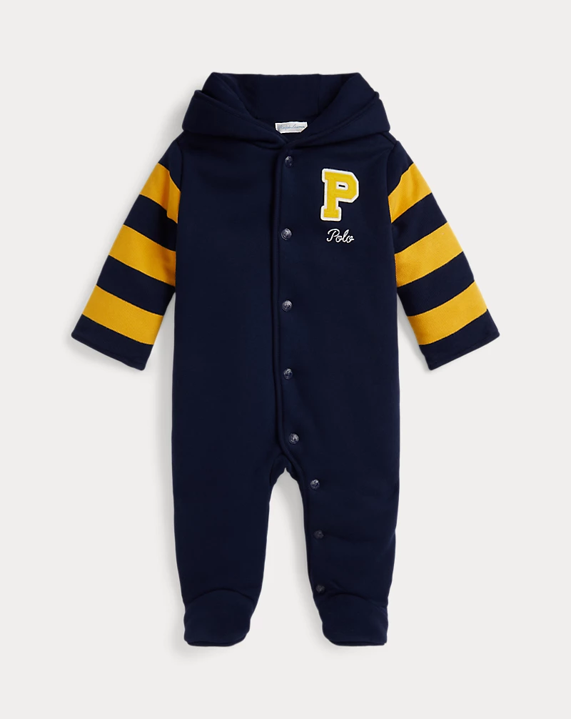 polo golf ralph lauren Fleece Footed Bunting