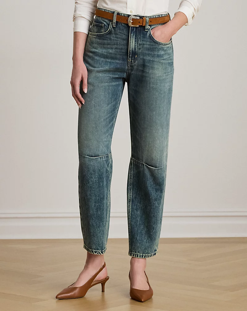 Polo Golf Ralph Lauren High-Rise Barrel Jean