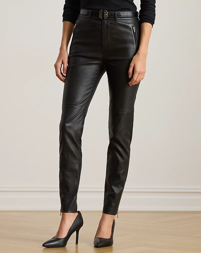 Polo Golf Ralph Lauren Lambskin Skinny Ankle Pant