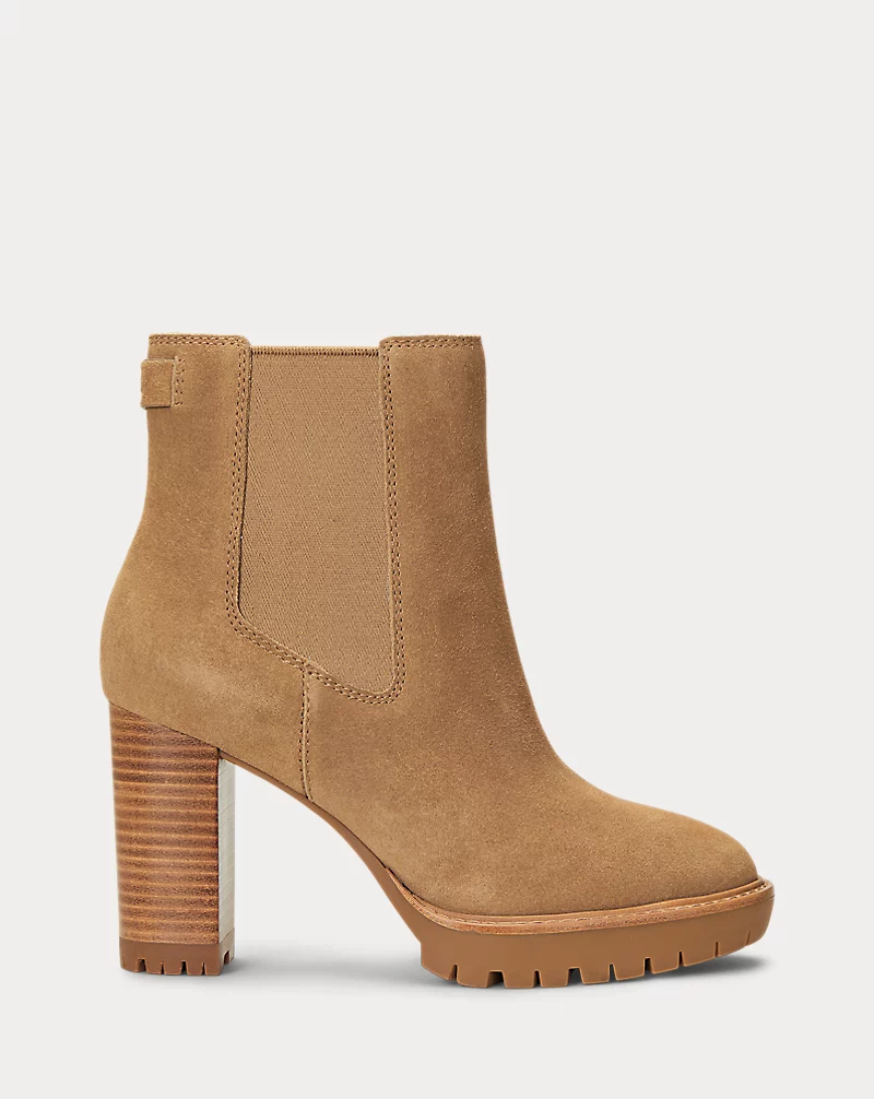 polo golf ralph lauren Layne Suede Bootie