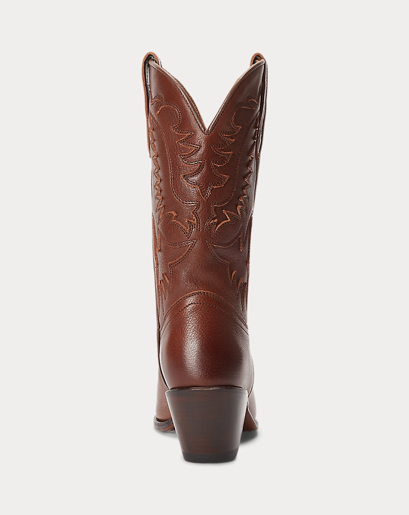 Polo Golf Ralph Lauren Leather Cowboy Boot