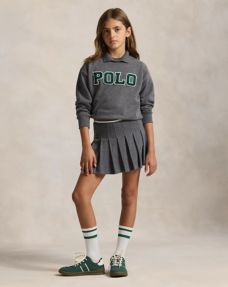 Polo Golf Ralph Lauren Logo Fleece Polo Sweatshirt