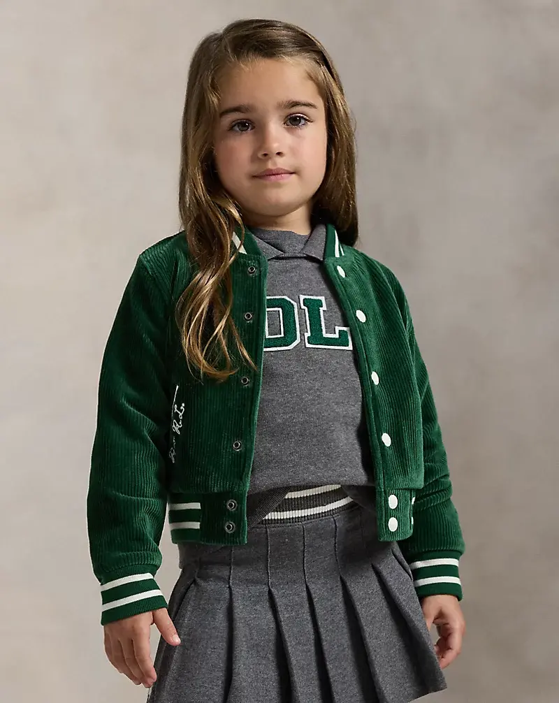 polo golf ralph lauren Logo Velour Baseball Jacket