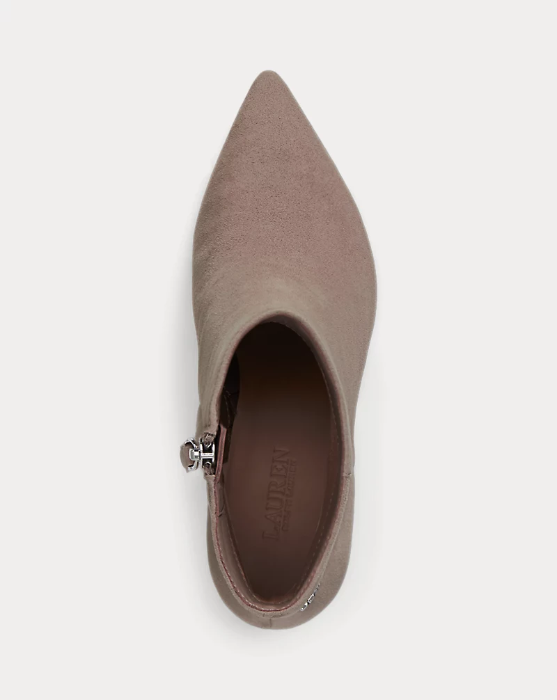 Polo Golf Ralph Lauren McKay Suede Bootie Heel