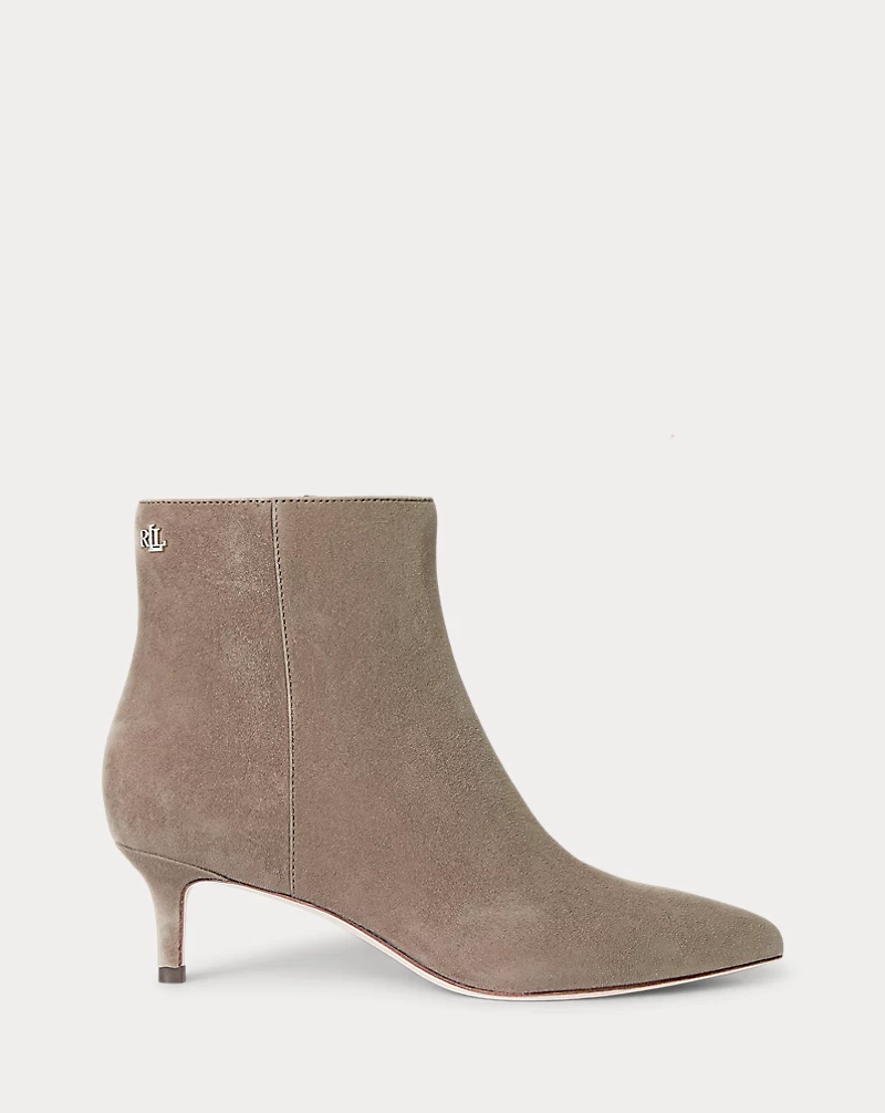 polo golf ralph lauren McKay Suede Bootie Heel