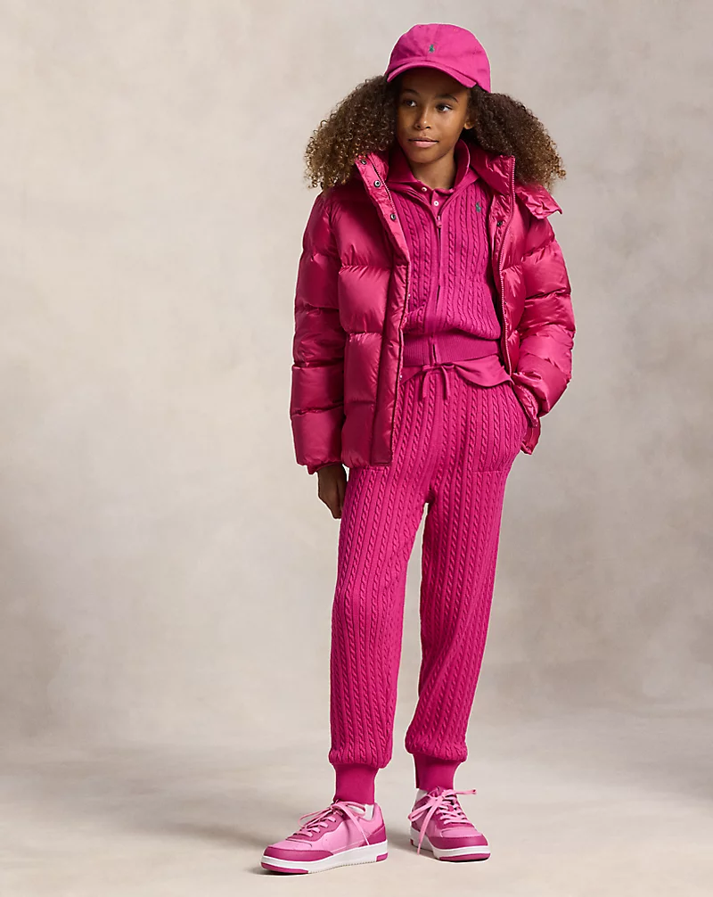 Polo Golf Ralph Lauren Metallic Down Hooded Jacket