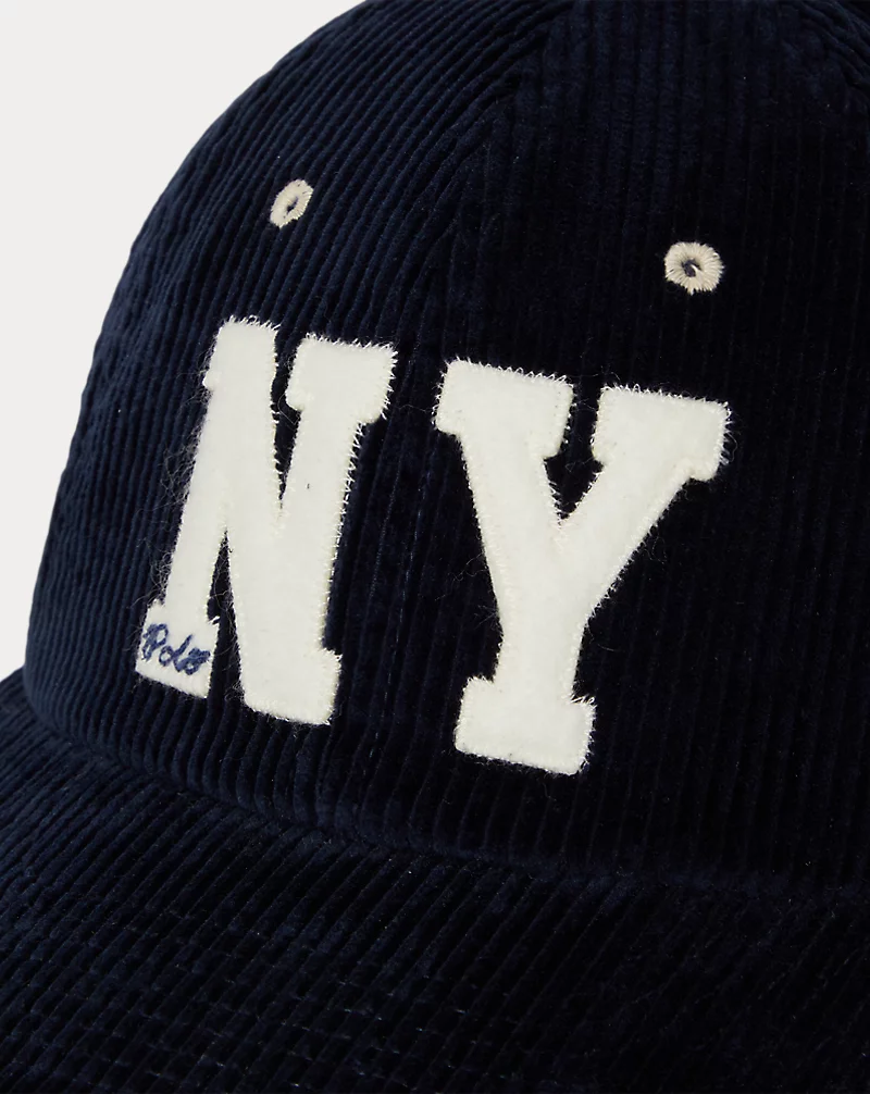 Polo Golf Ralph Lauren NY Patch Corduroy Ball Cap