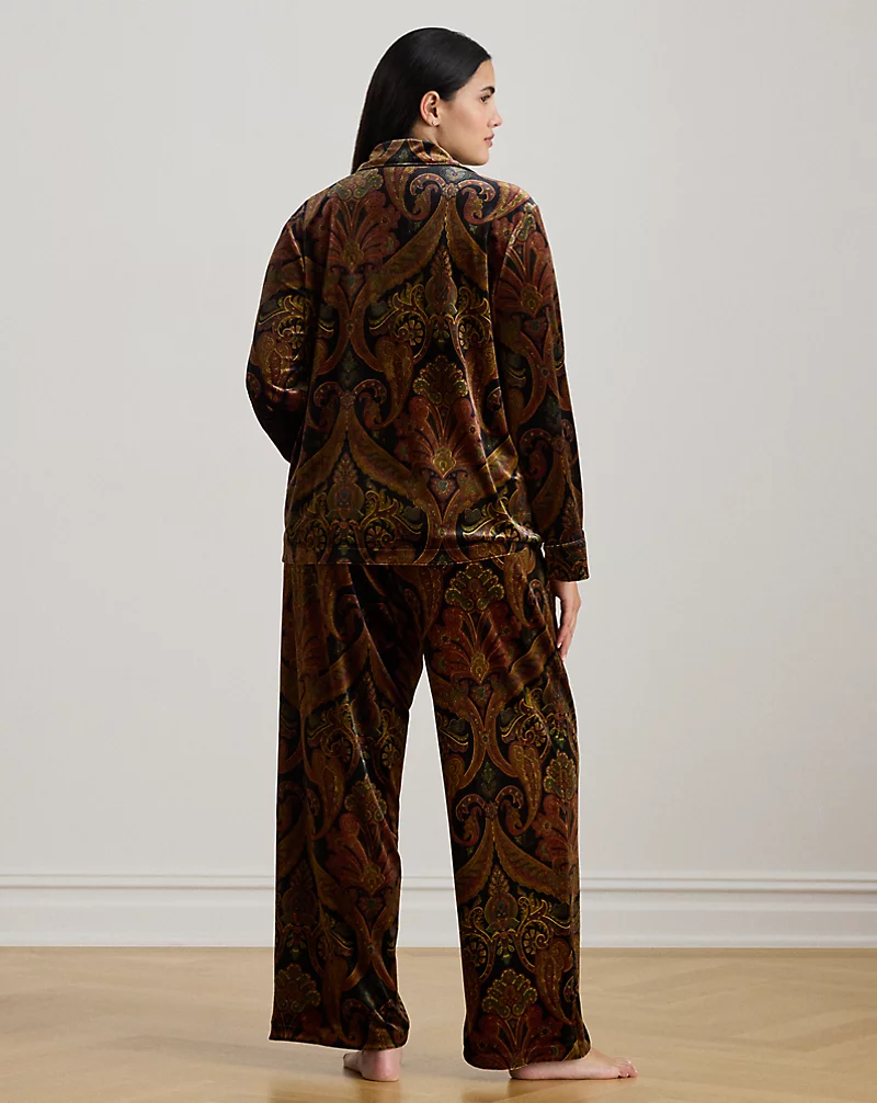 Polo Golf Ralph Lauren Paisley Velvet Sleep Set