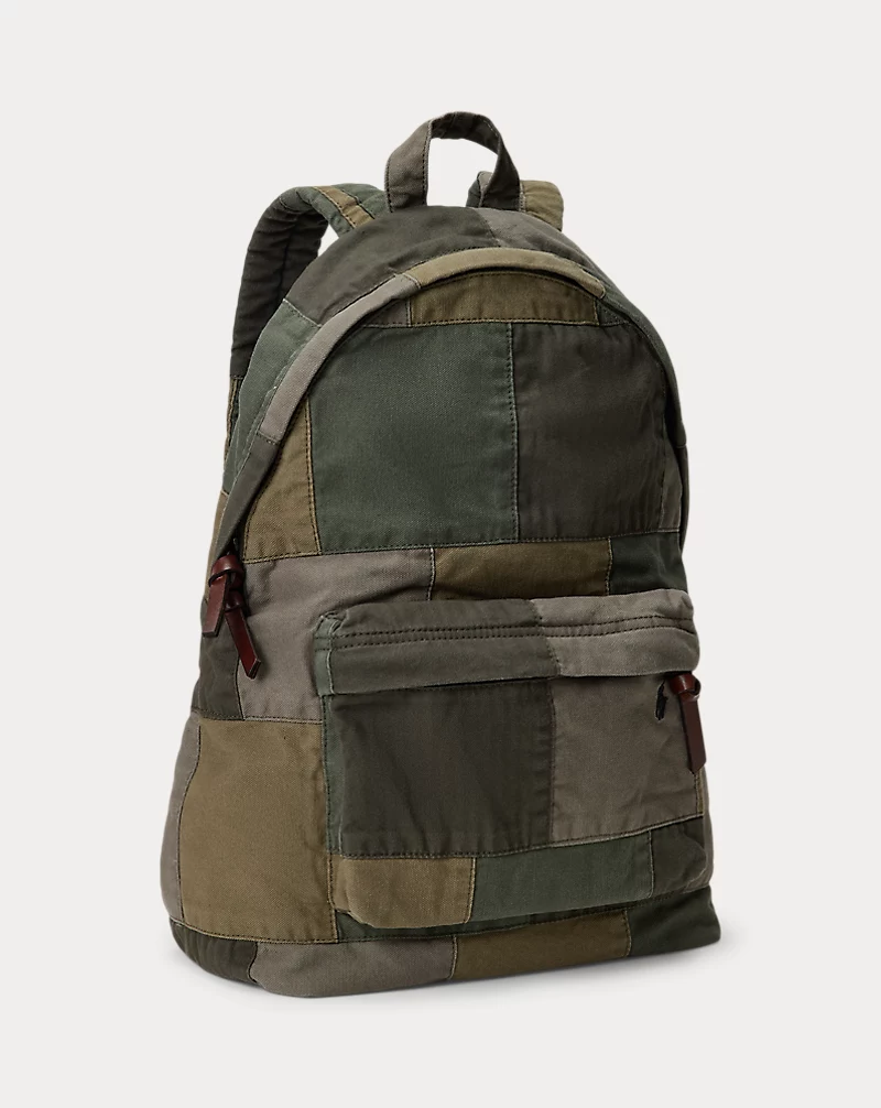 Polo Golf Ralph Lauren Patchwork Canvas Backpack
