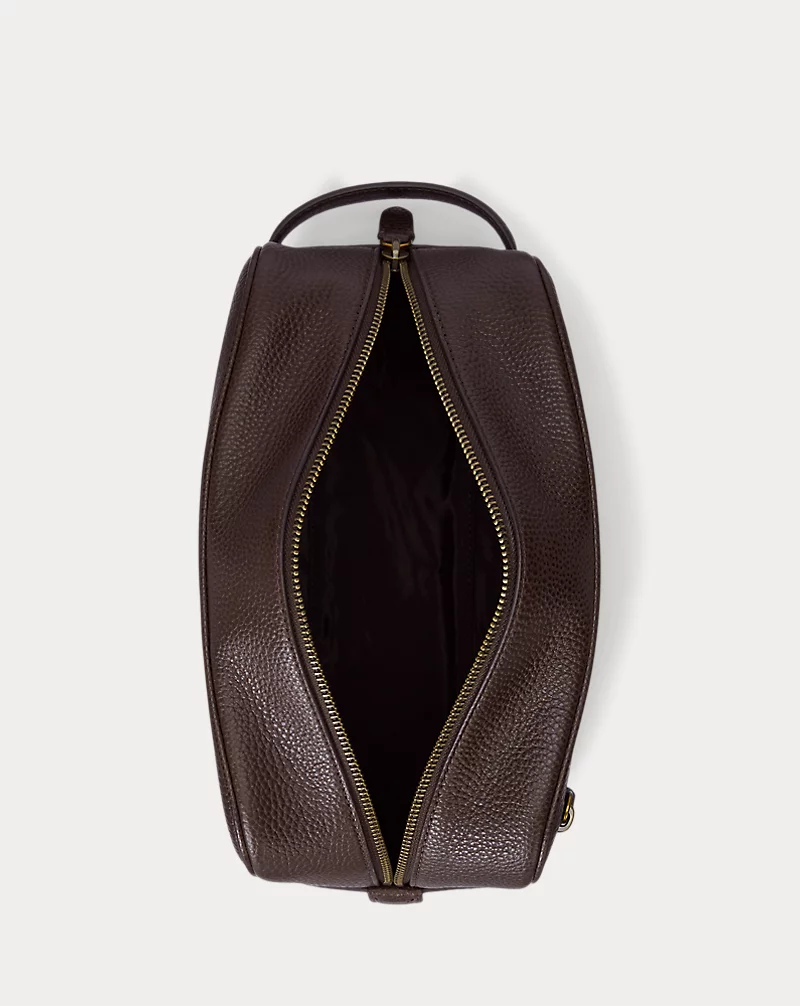 Polo Golf Ralph Lauren Pebbled Leather Travel Case