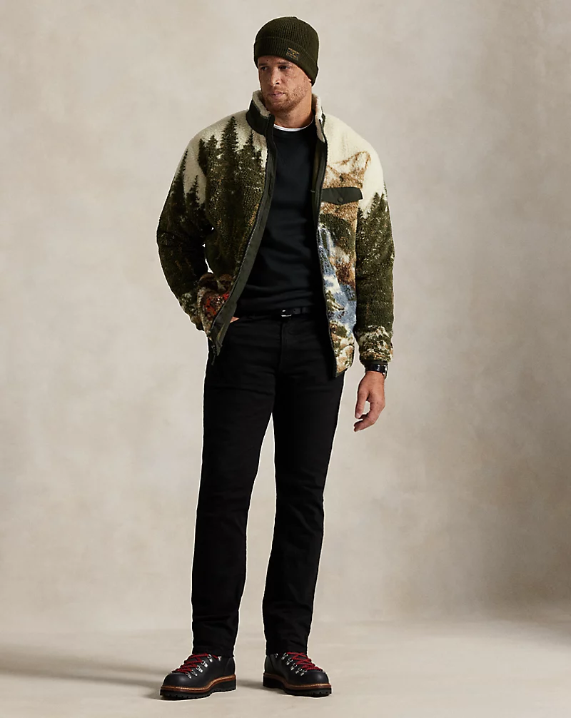 Polo Golf Ralph Lauren Pile Fleece Graphic Jacket