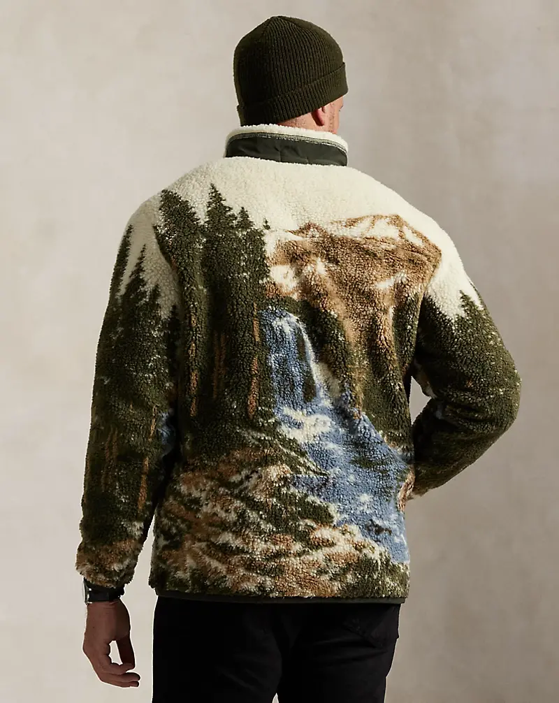Polo Golf Ralph Lauren Pile Fleece Graphic Jacket