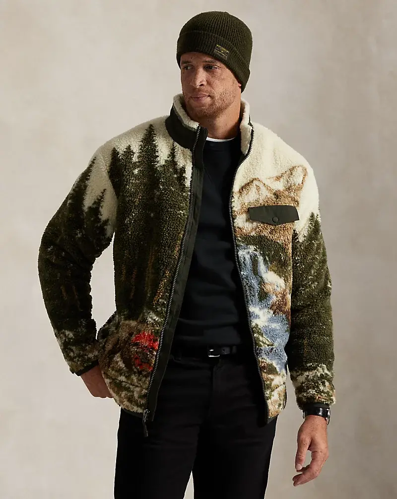 polo golf ralph lauren Pile Fleece Graphic Jacket