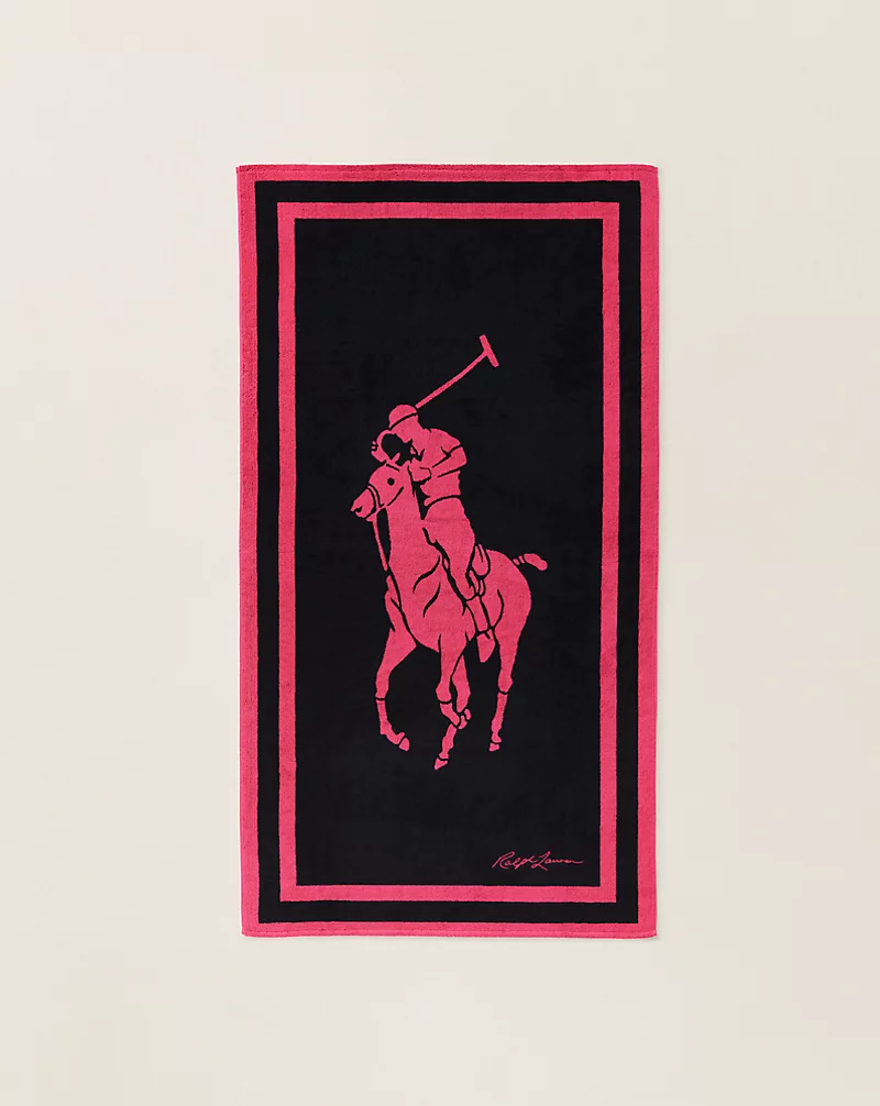 polo golf ralph lauren Pink Pony Beach Towel