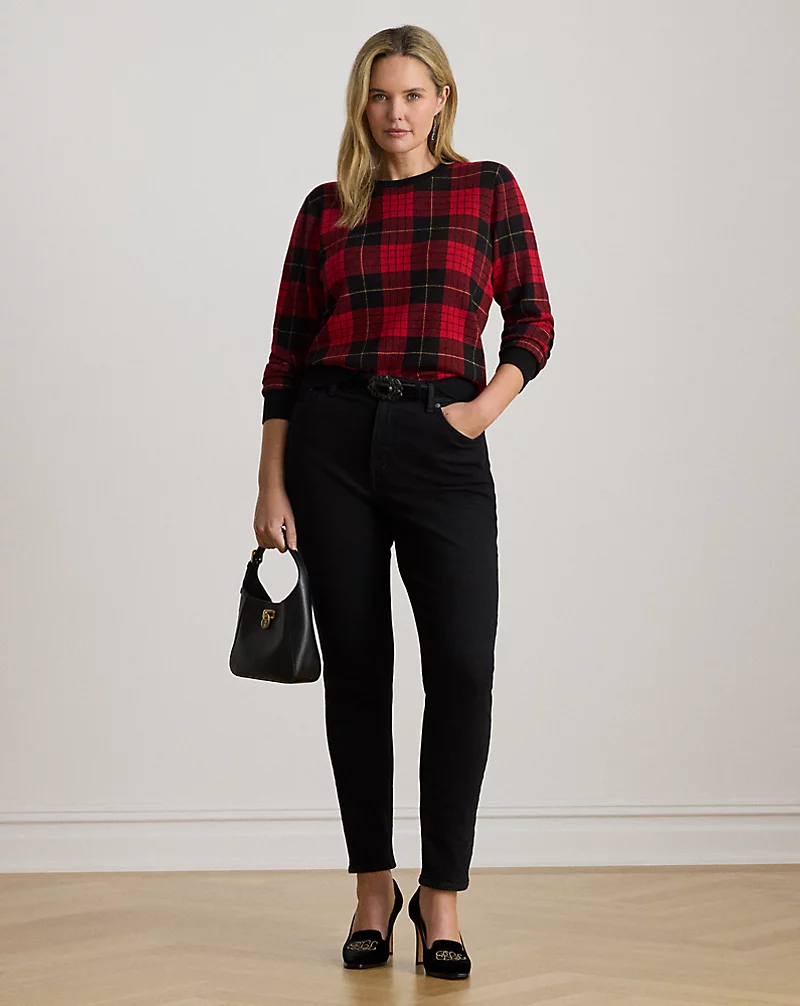 Polo Golf Ralph Lauren Plaid Cotton-Blend Sweater