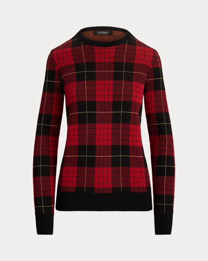Polo Golf Ralph Lauren Plaid Cotton-Blend Sweater