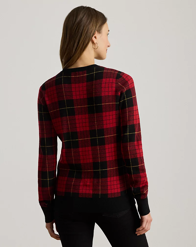 Polo Golf Ralph Lauren Plaid Cotton-Blend Sweater