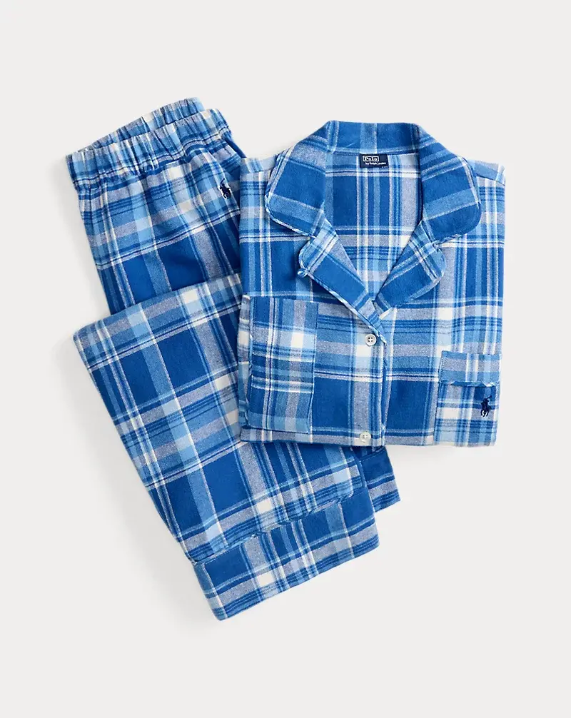 Polo Golf Ralph Lauren Plaid Flannel Pajama Set