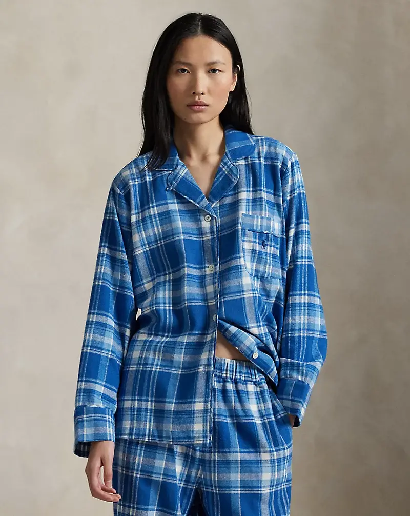 Polo Golf Ralph Lauren Plaid Flannel Pajama Set