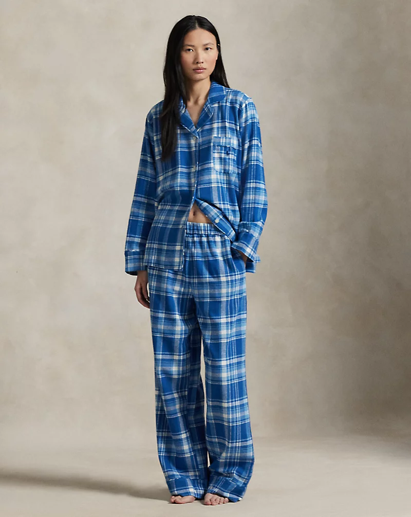 polo golf ralph lauren Plaid Flannel Pajama Set