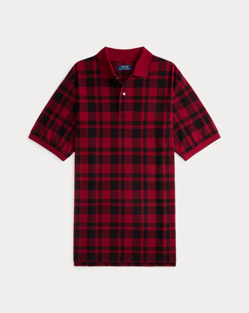 Polo Golf Ralph Lauren Plaid Mesh Polo Shirt