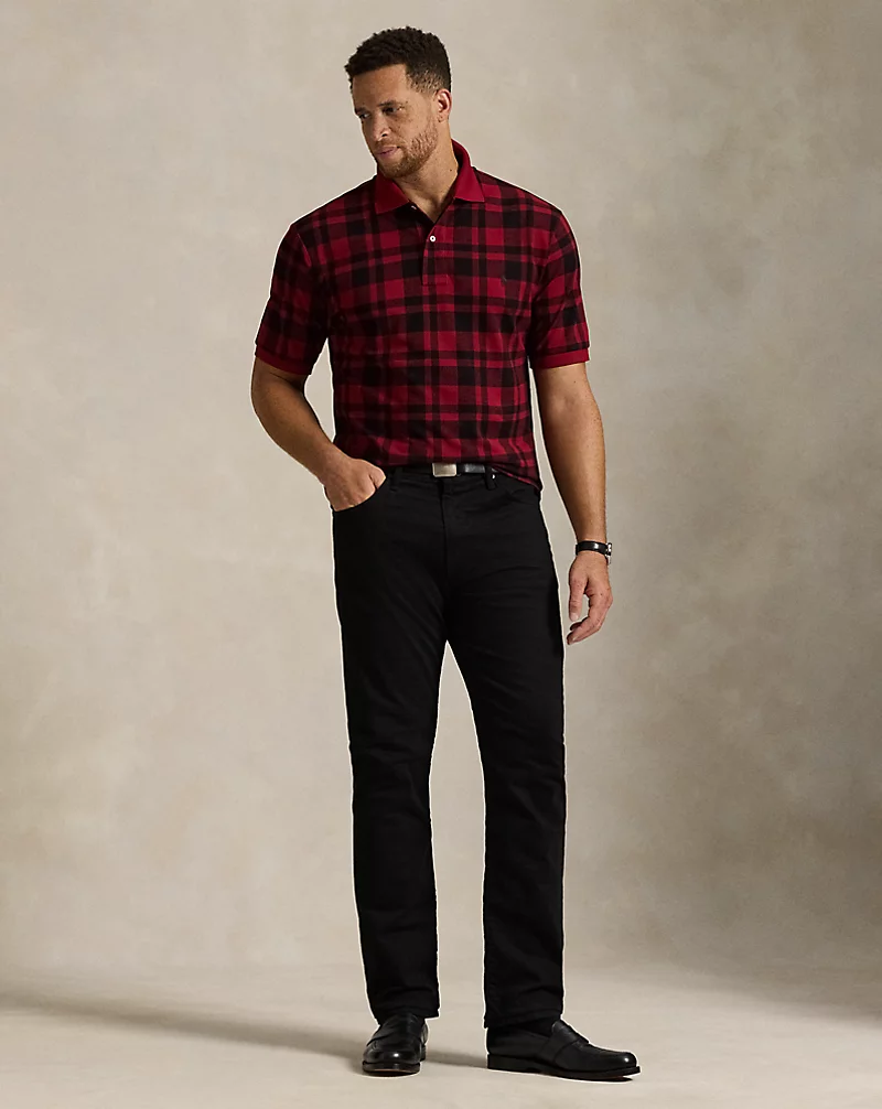 Polo Golf Ralph Lauren Plaid Mesh Polo Shirt