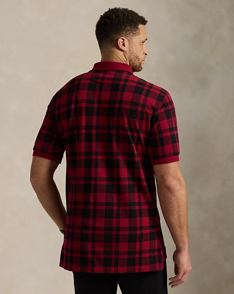 Polo Golf Ralph Lauren Plaid Mesh Polo Shirt