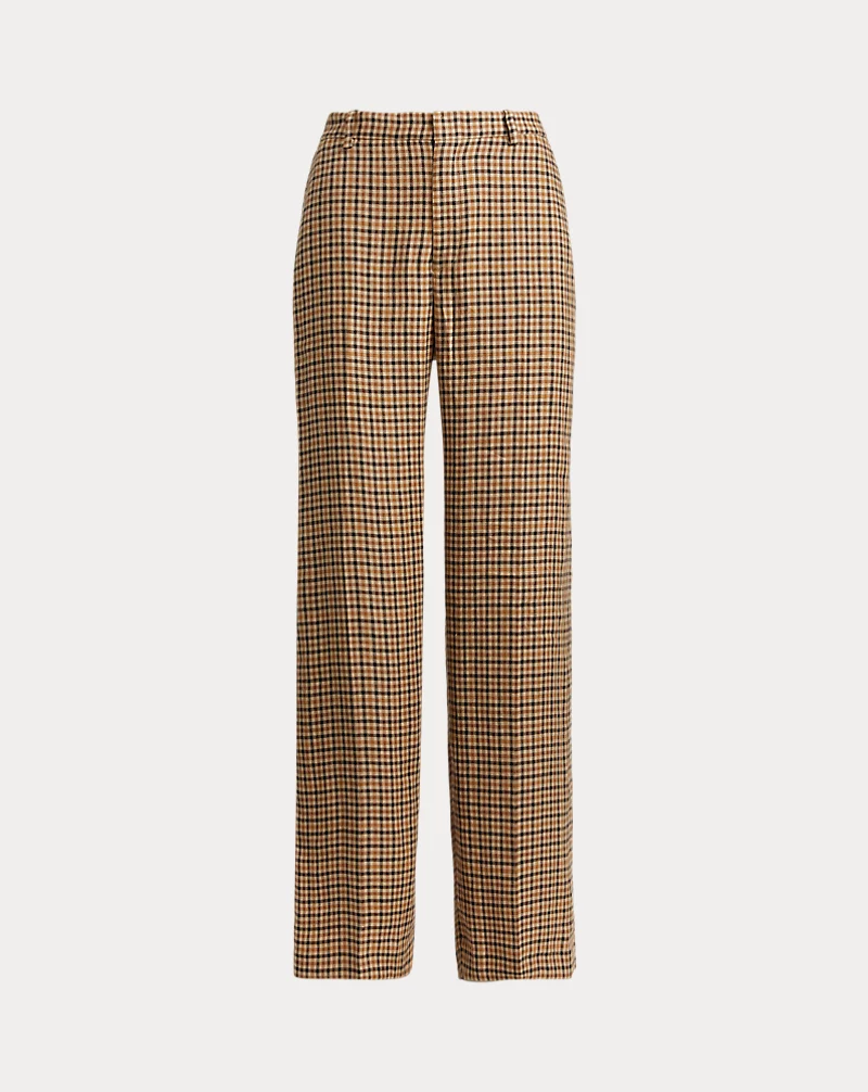 Polo Golf Ralph Lauren Plaid Tweed Wide-Leg Pant