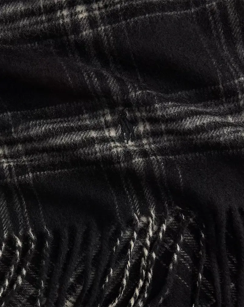 Polo Golf Ralph Lauren Plaid Wool-Cashmere Scarf