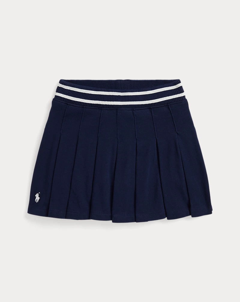 Polo Golf Ralph Lauren Pleated Cotton Jersey Skort