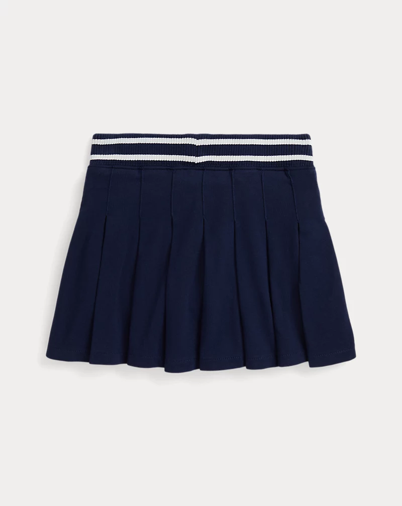 Polo Golf Ralph Lauren Pleated Cotton Jersey Skort