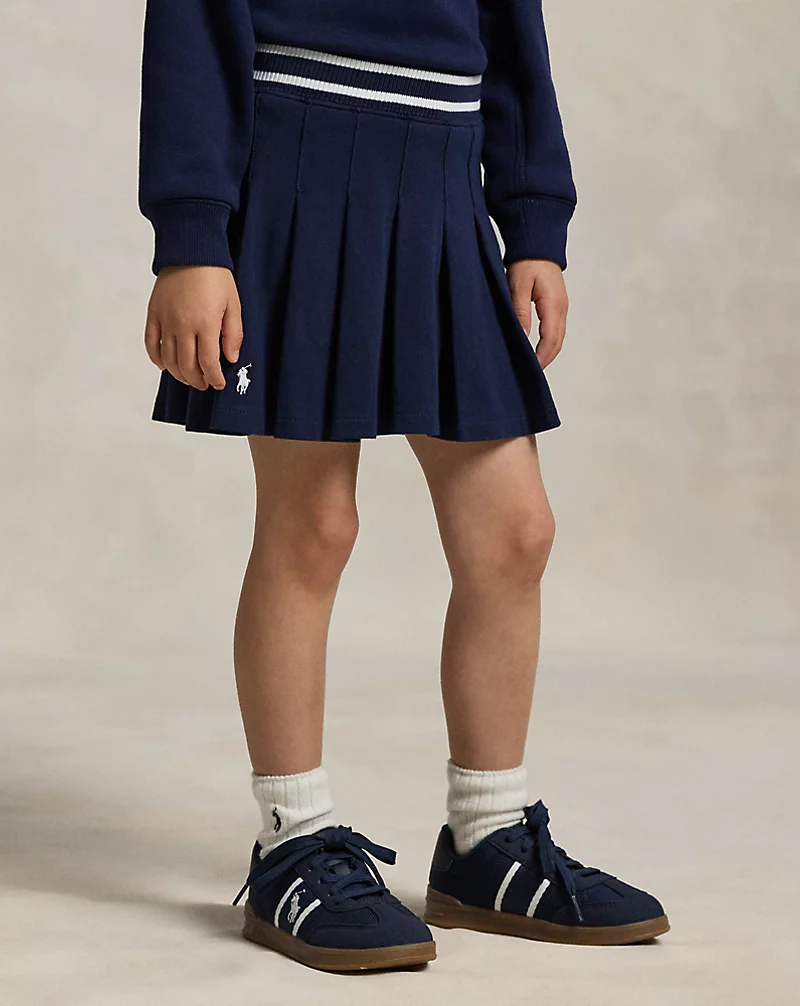 Polo Golf Ralph Lauren Pleated Cotton Jersey Skort