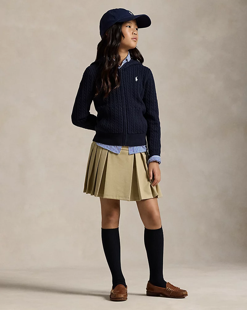 polo golf ralph lauren Pleated Ponte Skort