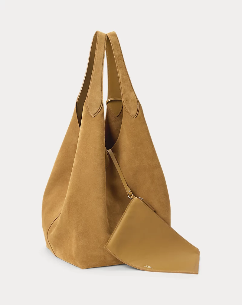 Polo Golf Ralph Lauren Polo Play Suede Large Tote