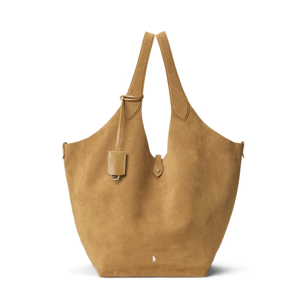 polo golf ralph lauren Polo Play Suede Large Tote