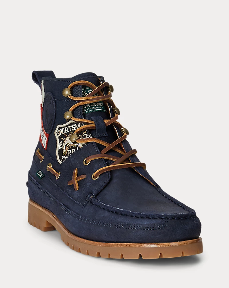 Polo Golf Ralph Lauren Ranger Mid Suede & Twill Boot