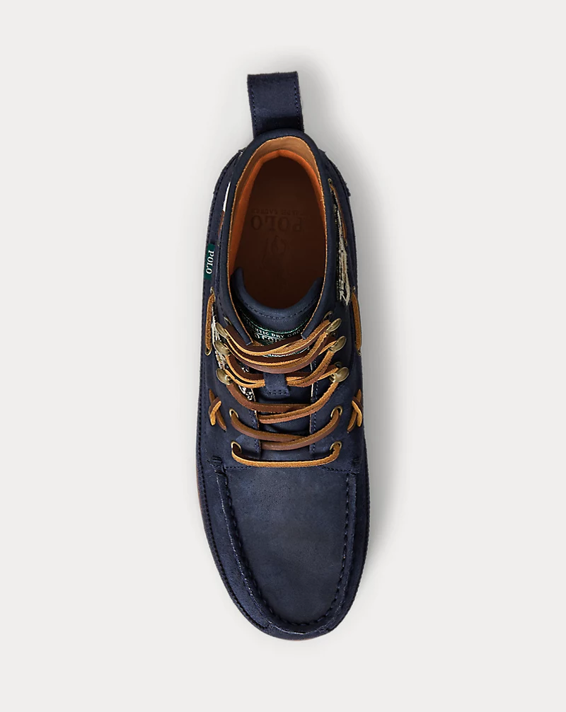 Polo Golf Ralph Lauren Ranger Mid Suede & Twill Boot